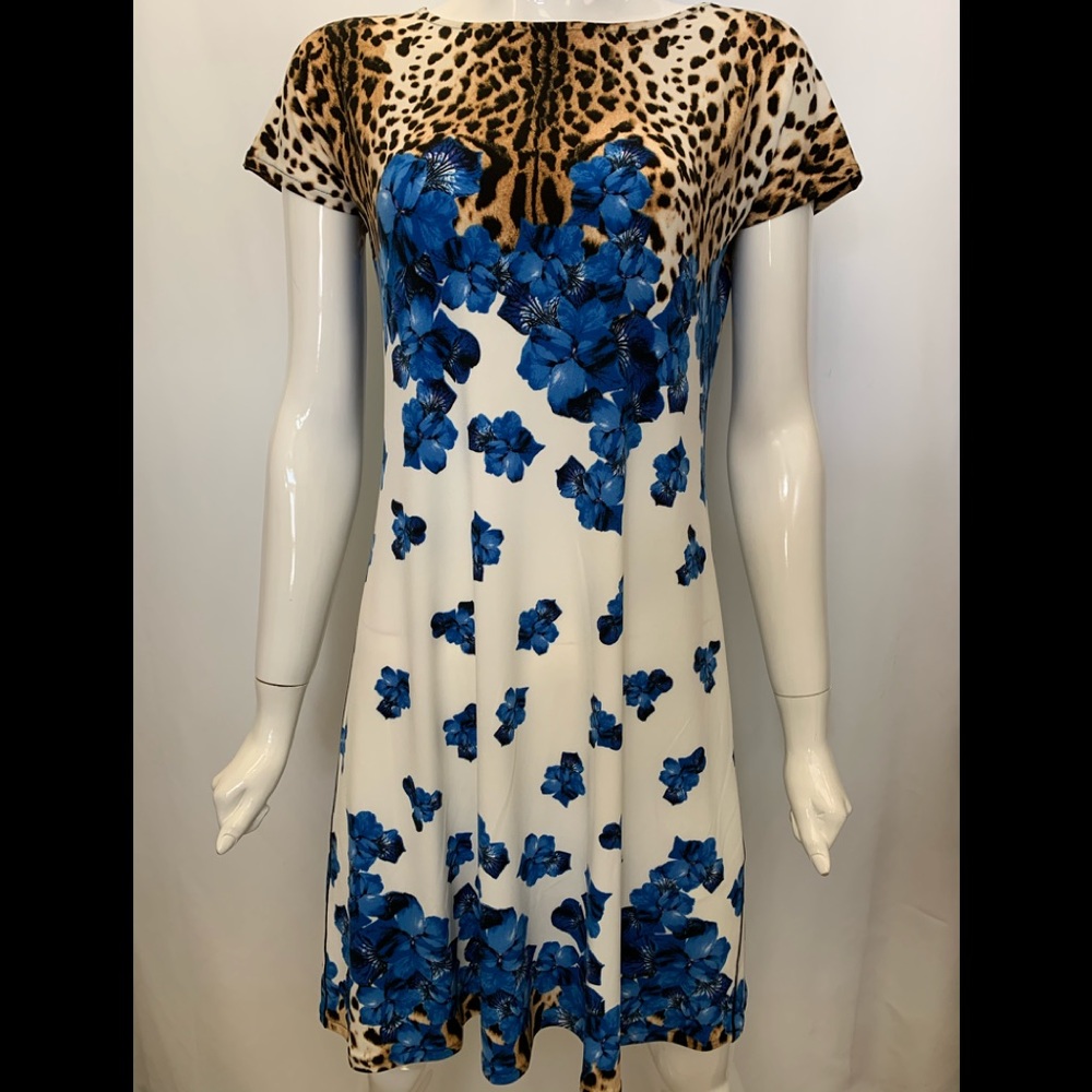 EVA VARRO DROP SHOULDER A-LINE DRESS REBA